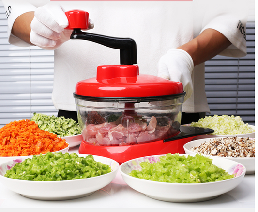 Procesador Manual Multifuncional para Carne, Verduras y Rellenos