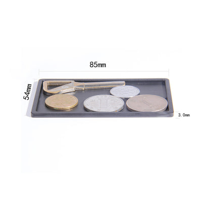 Organizador Compacto de Aluminio - Billetera Multiuso con Bandeja para Monedas y Llaves - Image 5