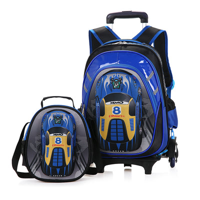 Mochila Escolar Desmontable con Ruedas para Hombre - Image 8