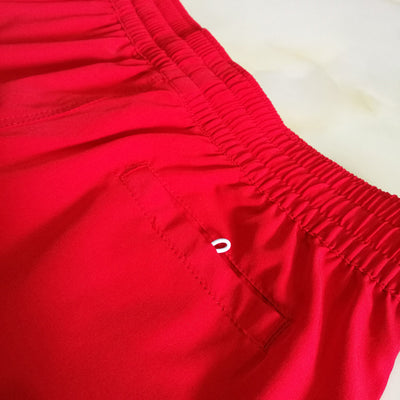 Pantalones de Playa Rojo Vino para Mujer - Diseño Liso y Versátil - Image 2