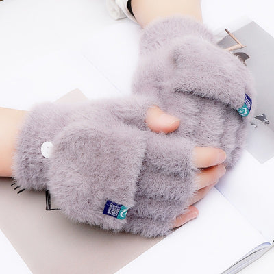 Guantes Térmicos con Dedos Libres para Mujer - Perfectos para Estudiantes - Image 2