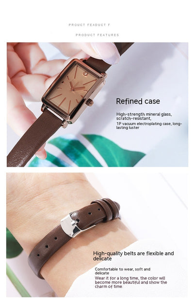 Reloj de Mujer Cuadrado Retro con Estilo Vintage - Image 10