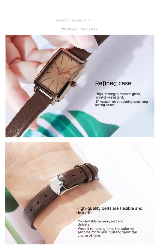 Reloj de Mujer Cuadrado Retro con Estilo Vintage - Image 10