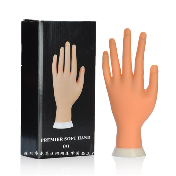 Mano de Práctica para Diseño de Uñas