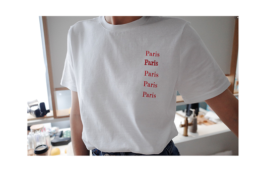 Camiseta de Algodón para Mujer Manga Corta Cuello Redondo - Image 12