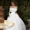 Vestido de Novia Satinado con Falda Tutú y Mangas Raglán