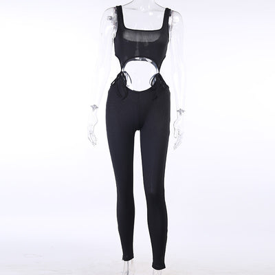 Pantalón deportivo con cortes y cordones ajustables - Image 13