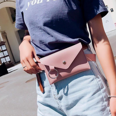 Bolsa Bandolera Triangular Grande con Bolsillos - Bolso Pecho Compacto