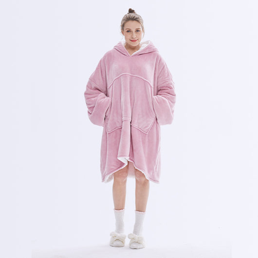 Sudadera con Capucha Mujer Doble Capa Franela Casual - Image 21