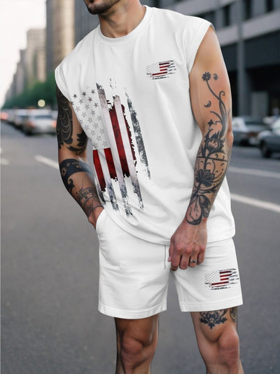 Conjunto Deportivo Hombre con Estampado de Letras - Image 8