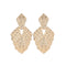 Aretes de Hoja Esmerilada Personalizados