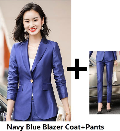 Traje Ejecutivo de Acetato para Mujer - Elegancia Profesional - Image 6