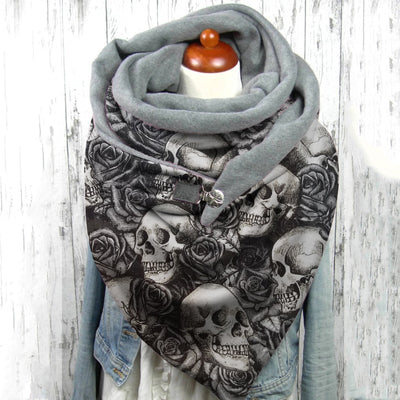 Babero Largo de Calavera Estampada para Bebé - Diseño Halloween - Image 21