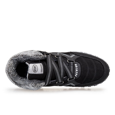 Zapatos de Algodón para Mujer con Forro de Terciopelo Cálido para la Nieve - Image 13