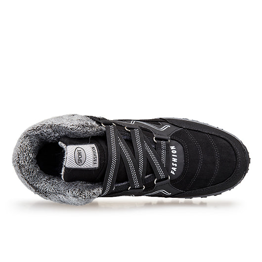 Zapatos de Algodón para Mujer con Forro de Terciopelo Cálido para la Nieve - Image 13