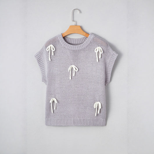 Blusa Suelta con Calados para Mujer - Manga Corta y Diseño Versátil - Image 4