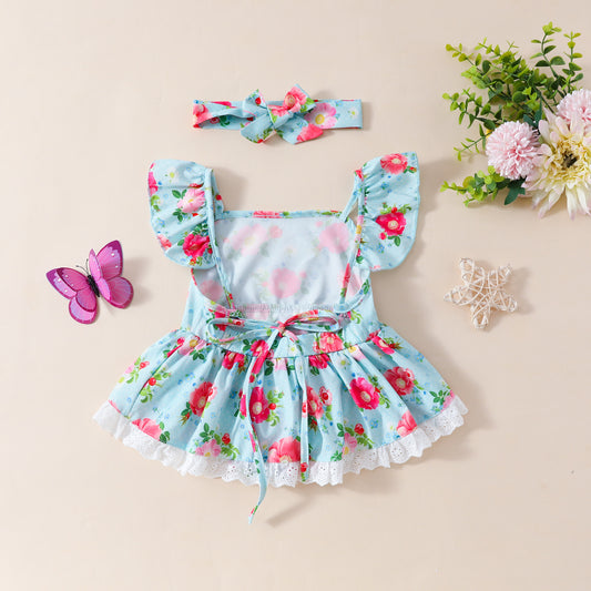 Mameluco Floral para Bebé - Conjunto Elegante para Niña - Image 2