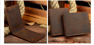 Billetera Corta Retro para Hombre - Estilo Business - Image 9