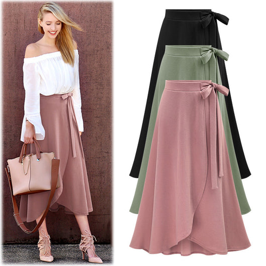 Falda Midi con Cordones Elegante para Mujer - Image 2