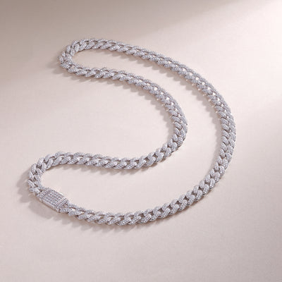 Collar Colgante Isla de Plata - Joyería de Lujo con Moissanita Premium y Plata S925 - Image 3