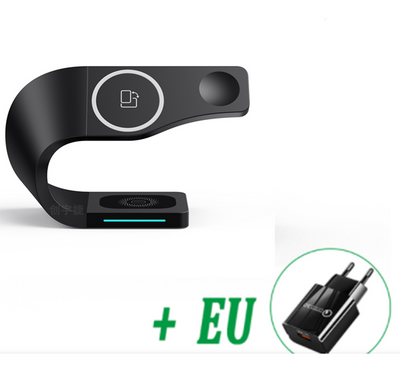 Estación de Carga Inalámbrica 3 en 1 para Smartphone, Reloj y Auriculares - Image 13