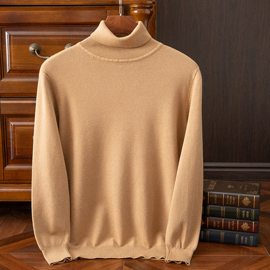 Suéter Cuello Alto para Hombre Otoño Invierno - Abrigo Interior Versátil - Image 12
