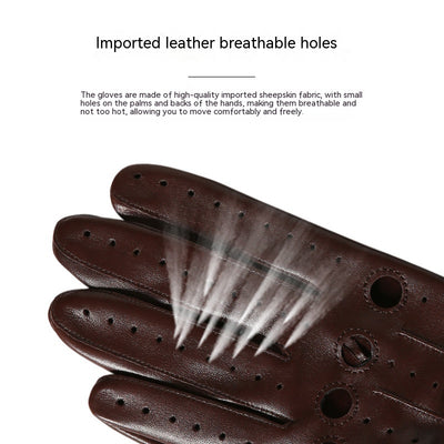 Guantes de Cuero Auténtico Transpirable para Fitness - Image 2