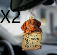 Adorno Colgante Perro Ángel Durmiendo - Decoración Acrílica para Auto, Hogar y Puertas - Image 39
