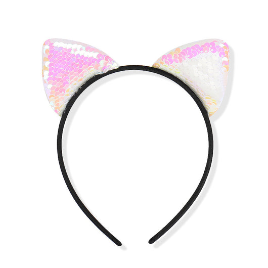Diadema Orejas de Gato con Lentejuelas Reversibles - Image 2