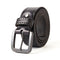 Cinturón de Cuero para Hombre con Hebilla Pin - Piel Premium Casual