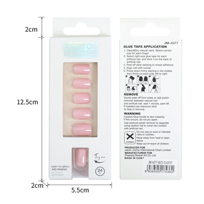Uñas Postizas Adhesivas Removibles - Set de 24 Piezas - Image 9