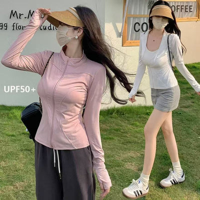 Ropa Deportiva Protección Solar para Mujeres Activas - Primavera y Otoño