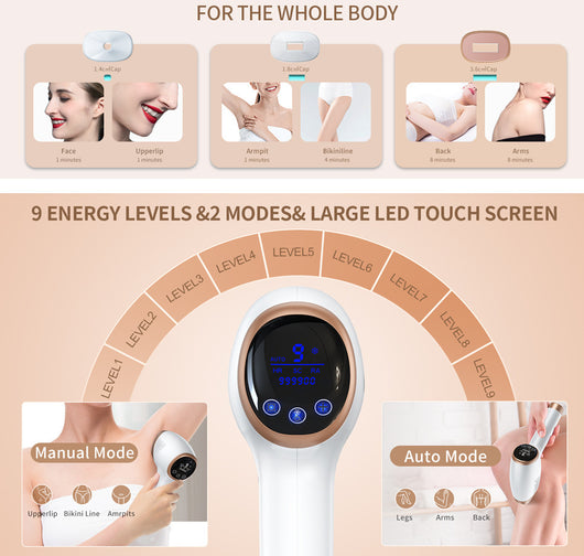 Depiladora Eléctrica para Mujer - Cuidado Personal en Casa - Image 9