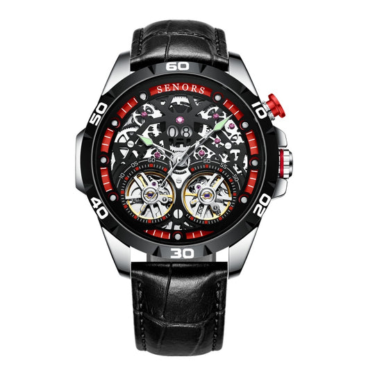 Reloj Mecánico Esqueleto con Doble Tourbillon - Image 5