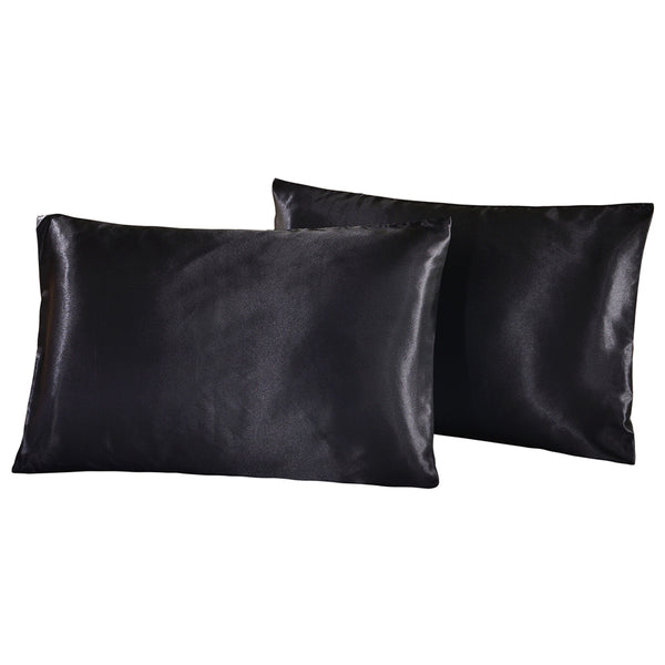 Funda de Almohada de Seda Sintética Color Liso Verano - Image 15