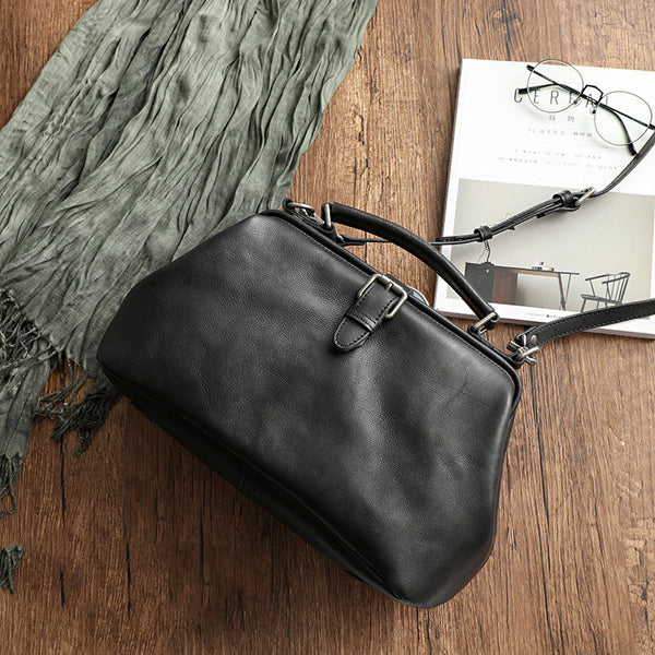 Bolso Bandolera de Cuero Pintado a Mano para Mujer