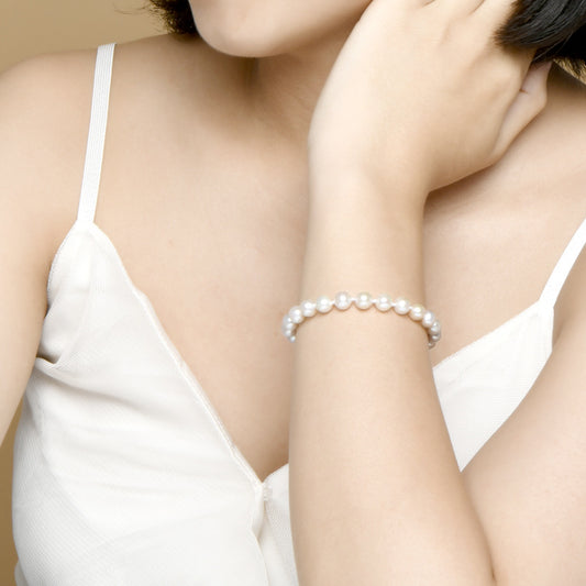 Pulsera de Plata Esterlina con Perla de Agua Dulce Natural - Image 2