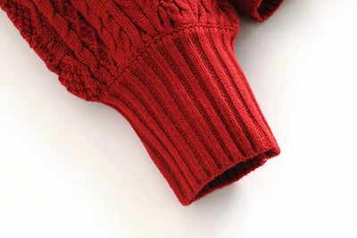 Suéter de Cuello Alto Superpuesto para Mujer - Image 13