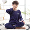 Pijama Infantil de Algodón Puro Manga Larga Primavera Otoño
