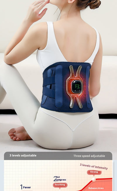 Cinturón Lumbar con Masaje Vibratorio y Compresa Térmica - Image 12