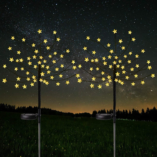 Luz Solar Árbol Pentagrama para Jardín - Image 11