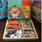Juego Magnético Montessori con Caja Puzzle de Madera y Dibujos Educativos