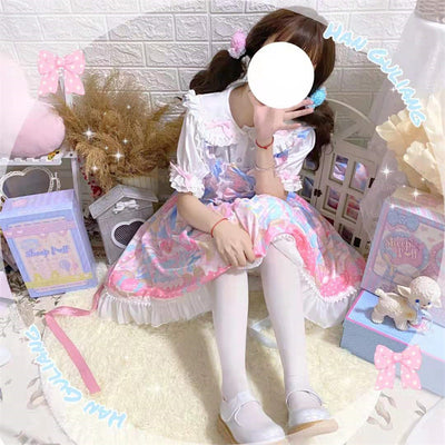 Vestido JSK Lolita Kawaii con Tirantes - Diseño Casa de Dulces para Verano - Image 8