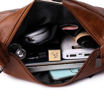 Bolso de Cuero Suave para Mujer - Bandolera Crossbody de Moda - Image 11