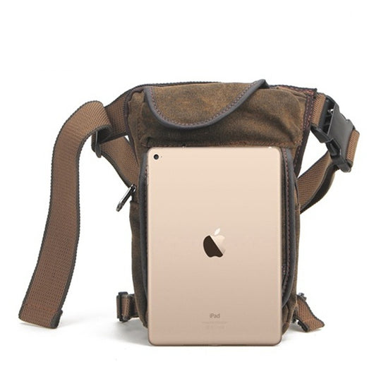 Bolsa de Cintura Multifuncional para Hombre en Lona Resistente - Image 15