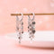 Fashionable Design Sense Silver Piece Fringed Silver Earrings