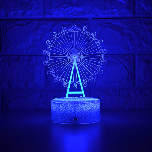 Lámpara Nocturna Noria Romántica con Luces LED - Image 10