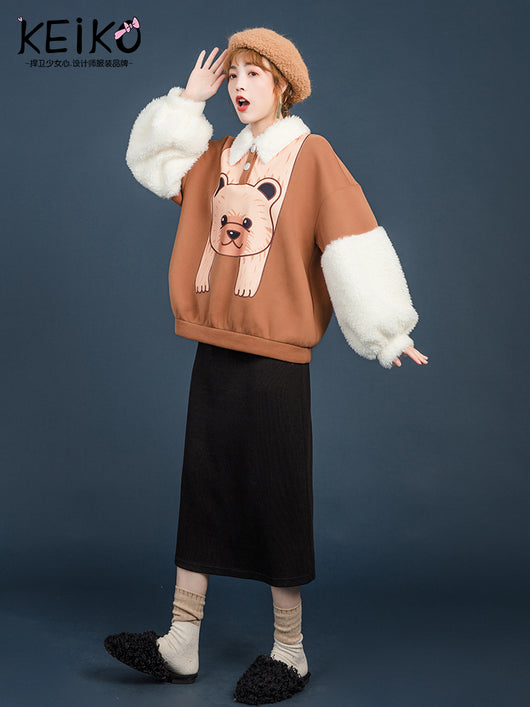 Suéter de Punto Fino para Mujer con Diseño Estampado - Abrigo Cálido de Cachemira - Image 3