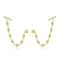 S925 Sterling Plateado Earrings Fashion Dorado-plated Long Earrings Dorado