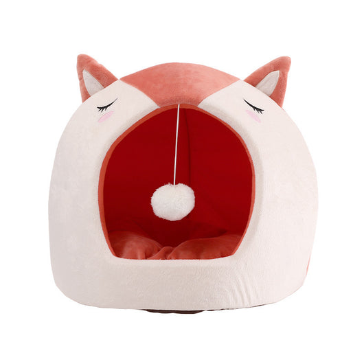 Cama Desmontable y Lavable para Mascotas con Juguete Pelota Divertida - Image 5